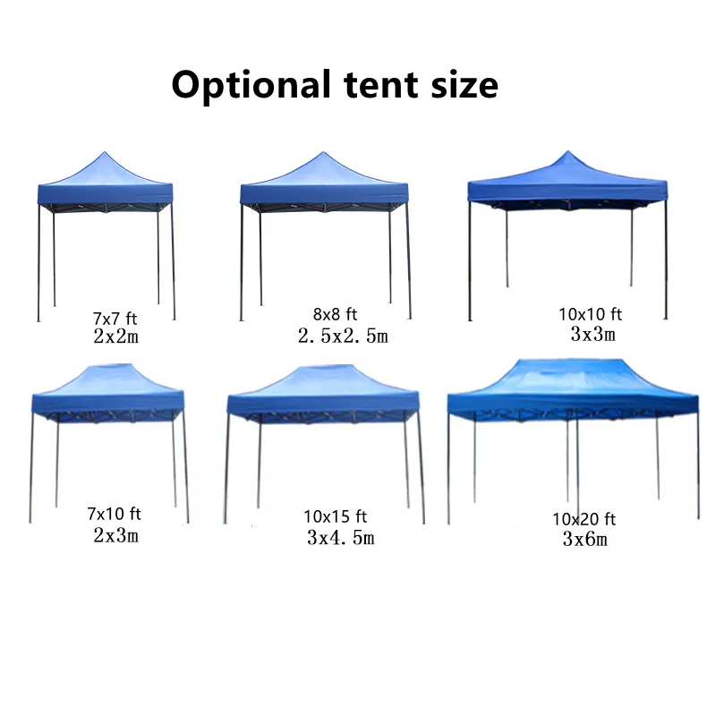 Impressão personalizada Fácil Dobrável Pop Up Trade Show Tent Dual Top Comercial 10x20 Canopy Tent