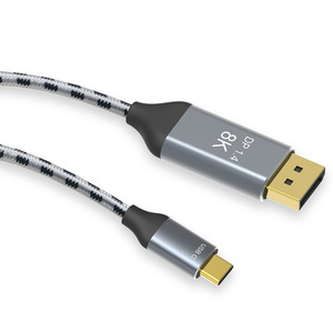 USB 3.1 CからDPケーブルコードタイプCからDisplayPort 1.4 8K 60Hz HDTVアダプターPCラップトップ用
