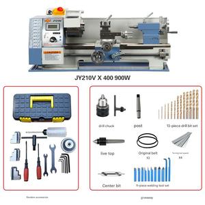 JY小型旋盤210V/400,金属チューリングミニベンチメタル手動旋盤可変速度ミニ旋盤 - Product Image 4