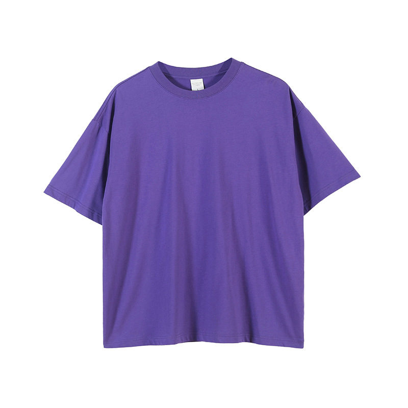Maglietta oversize-viola scuro
