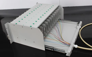 144-Core FTTH Montaje en rack ODF-Marco de distribución de fibra óptica con panel de conexión para redes de alta densidad - Product Image 5