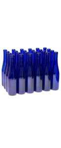 750毫升彩色玻璃酒瓶，底部有软木塞，优雅的玻璃瓶 - Product Image 4