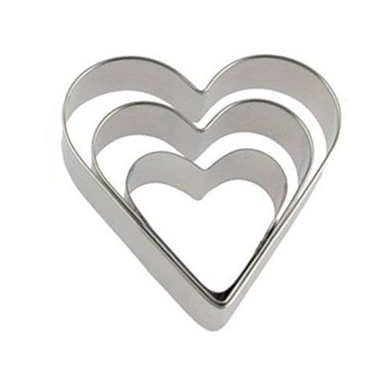 Forme de coeur en argent