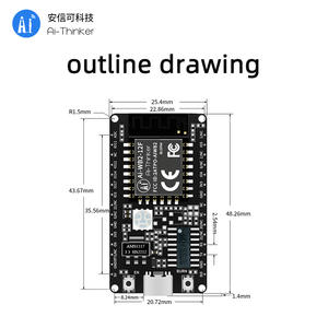 Ai-Thinker WiFi Bluetooth5.0モジュールAi-WB2-12F-Kit開発ボード/PCBアンテナType-Cインターフェース - Product Image 5