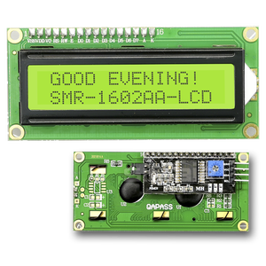 LCD1602A LCD-Anzeige modul Zeichen Punkt matrix Bildschirm I2C serielle Schnitts telle Löt adapter platine LED Hintergrund beleuchtung High Definition - Product Image 3
