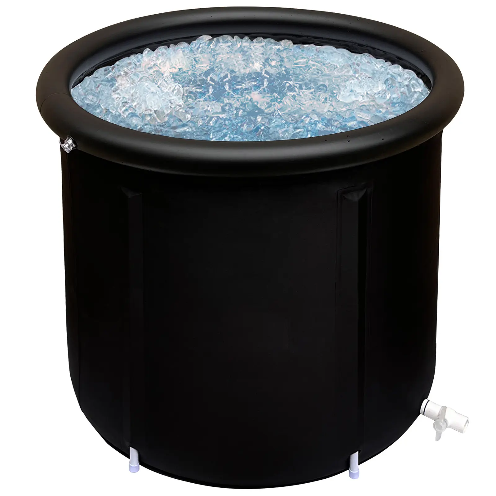 2024 caliente inflable portátil frío inmersión baño de hielo spa cubos bañeras con recuperación Aceptar logotipo personalizado bañera de agua fría de hielo