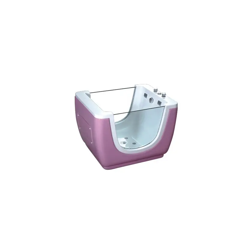 K-BB002 pequeño de burbujas de aire acrílico, bañera de masaje colorida para bebés, spa, baño para niños