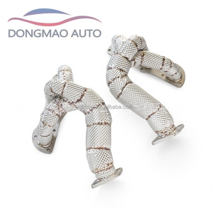 Подходит для Porsche 911 997/997.1 3,6 2004-2005 выпускной коллектор из нержавеющей стали автомобильная выхлопная труба - Product Image 1