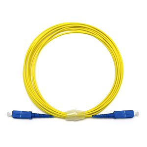 光ファイバーピグテールSC APC UPC 0.9mmシングルモードシンプレックスイエローPVC光ファイバーピグテール - Product Image 5