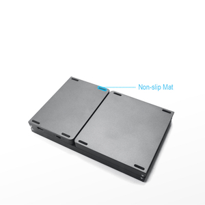 B089T Mini teclado inalámbrico BT con panel táctil Teclado numérico Diseño de interruptor plegable para tabletas Windows y Android-Para viajes - Product Image 1