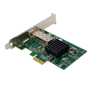 PCIe Intel muslimate Server porta Gigabit SFP singola schede di rete NIC 10/100/1000 Mbps per Server - Product Image 2