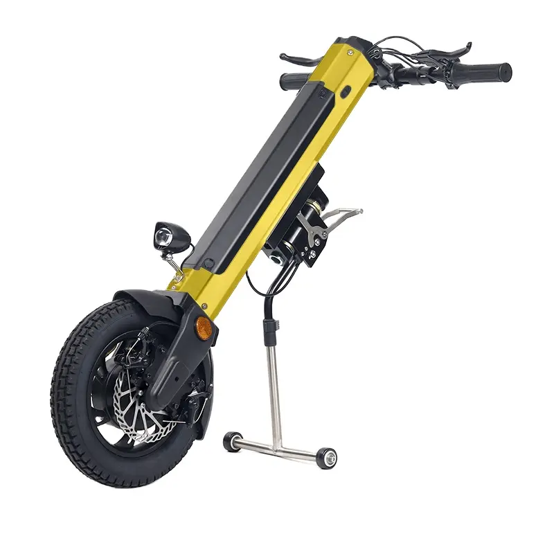 Productos de tendencia 2024 recién llegados 36V 350W batería de litio accionamiento eléctrico delantero para silla de ruedas manual e handibike para discapacitados