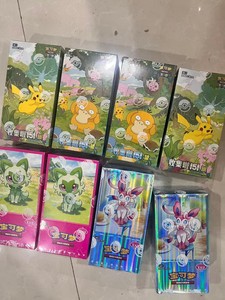 Trung Quốc zhu & Zi Poke eevere TCG thẻ ptcg Pikachu 151 thẻ đá quý hộp Vol.2 gói phát sóng trực tiếp amine Tabletop Trò chơi thẻ hợp thời trang - Product Image 5