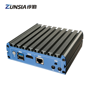 Zunsia PfsenseファイアウォールMIni PC 4 LAN Celeron J4125 J1900 E3845デスクトップネットワークセキュリティナノミニコンピュータソフトルーターミニPC - Product Image 2