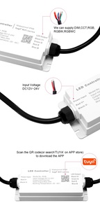 Controlador LED impermeable IP68 WIFI RGB funciona con carcasa de plástico de aplicación Tuya con controlador LED de función de aplicación - Product Image 5