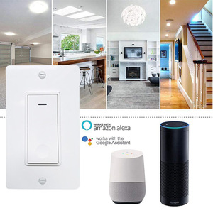 Zigbee壁灯开关1组2组3组Alexa谷歌家庭Wifi无线智能遥控灯开关 - Product Image 2