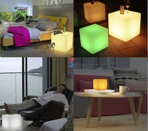 Kích thước nhỏ <span class=keywords><strong>Led</strong></span> Cube chiếu sáng chiếu sáng trang trí cho bóng Nhà ánh sáng ban đêm hoặc bảng sử dụng thanh ghế Loại sản phẩm - Product Image 3