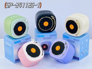 Retro Record Player-Style <strong>Speaker</strong> Wireless Portable Audio <strong>Bluetooth</strong> <strong>Speaker</strong> for Outdoor Camping &amp; Home <strong>Use</strong> with BT/TF/TWS/AUX - Product Image 4