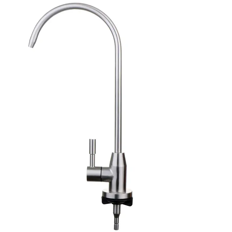 Faucet Kitchen CLASSIC OEM Modern Watermark 3 Way Filter Kitchen Sink Mixer Tipo americano Aço inoxidável Wall Mounted Polido