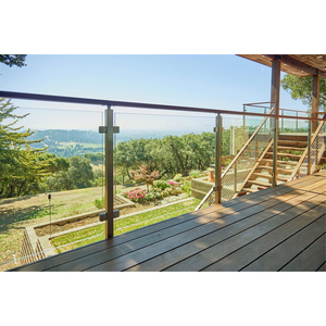 Moderno in acciaio inox balaustre & corrimano con bella balaustra Design ringhiera in vetro per ponte & scala balcone terrazza - Product Image 4