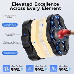RS升级版新型计数音乐拳击靶机电子敏捷训练数字拳击训练机 - Product Image 6