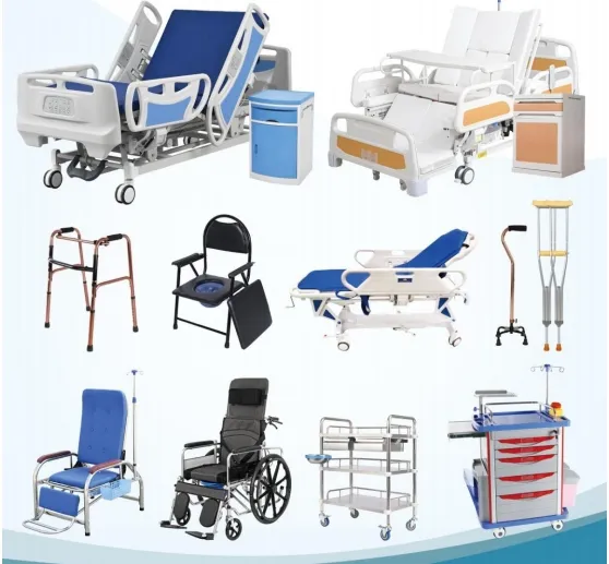 2024 nuevo estilo CE ISO muebles equipo de hospital cama médica manual