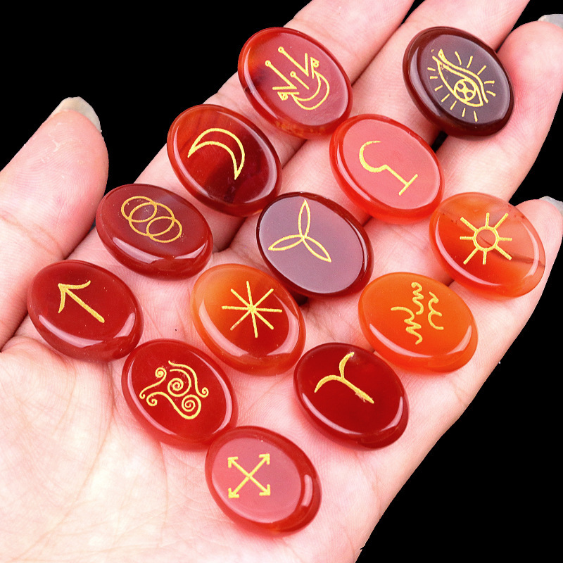 Red agate(13p)