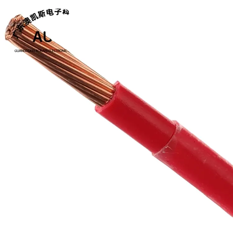 Suministro DE FÁBRICA DE China THW THWN THHN Cable 12 AWG 14 AWG Cable eléctrico de nailon con aislamiento de PVC