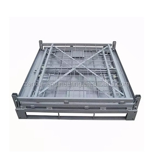 Heavy Duty rete di Stillage impilabile durevole pieghevole gabbie di stoccaggio Pallet Turnover Container magazzino trasporto logistico - Product Image 4