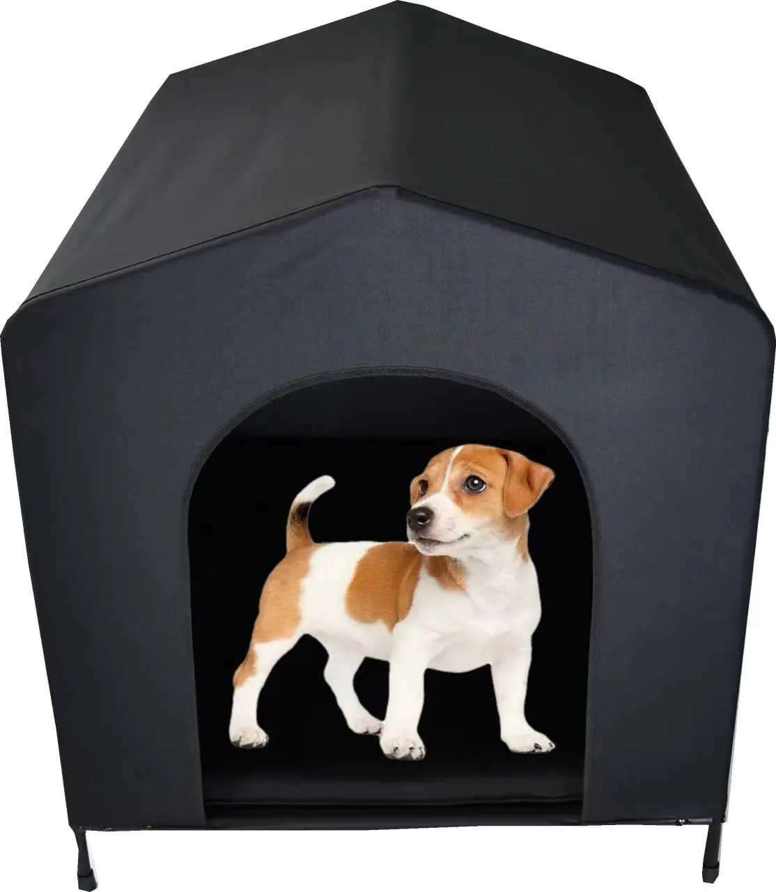 あらゆる種類の猫と犬の屋内屋外使用のための4つのサイズの上げられた犬のベッドの外のトップセラーの犬小屋
