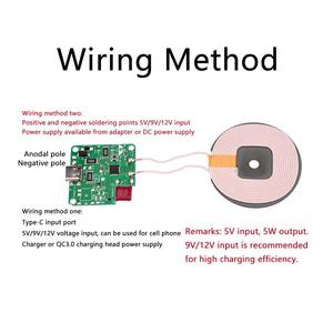 15W High Power 5V 9V 12V Type-C Wireless Charger Transmitter Module Circuit Board for QI Standard Fast <strong>Charging</strong> DIY - Product Image 2