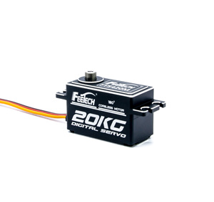 Düşük profil 20KG Metal dişli 0.09s yüksek hızlı Servo Motor 180 RC için 1/8 1/10 tırmanma araç RC araba modeli uçak kanat Robot - Product Image 4
