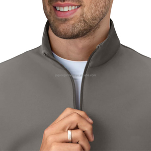 Mock Neck Blank Hoodies High Quality Quick Dry Polyester Spandex <strong>Quarter</strong> Zip Pullover Golf for Men - Product Image 4