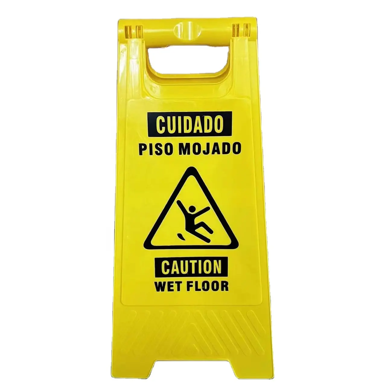 Nova Pintura Personalizada Dobrável Um Quadro Cuidado Sinal Board Aviso Plástico Wet Floor Sign Stand Sinal de Cuidado