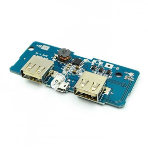 5V 2Aパワーバンク充電器モジュール充電回路基板ステップアップ電源モジュール2AデュアルUSB出力1A入力 - Product Image 2