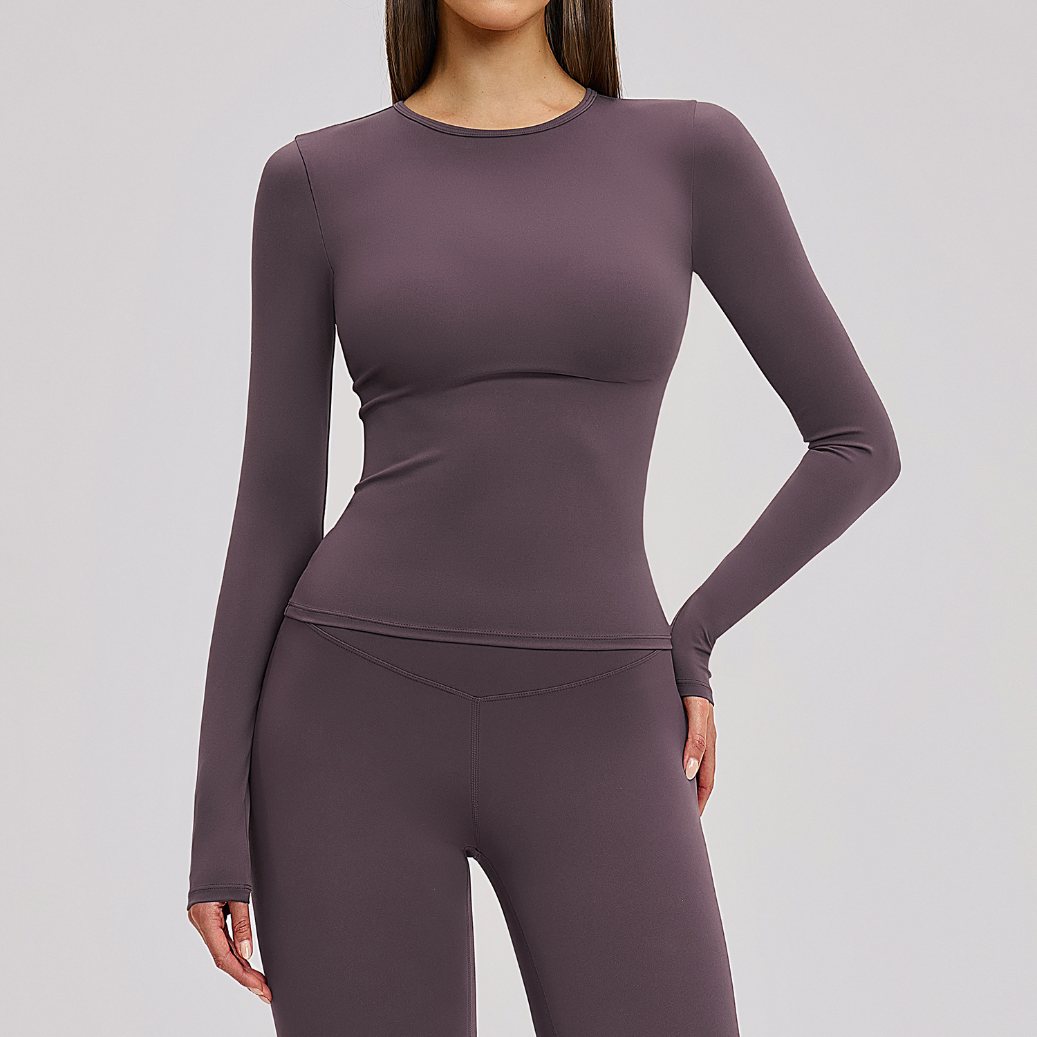 Manches longues violettes