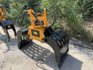 Yüksek kalite-m + s motor çift silindir 360 derece dönen günlük çeneli taş kapmak hurda çeneli 3 ton-ekskavatör saldırganlıklar - Product Image 4