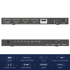 HDMI Audio Extractor Switch 2x2 4K 120Hz HDMI 2.<strong>1</strong> EARC VRR ALLM HDCP2.3 ARC HDR10 - Product Image 6