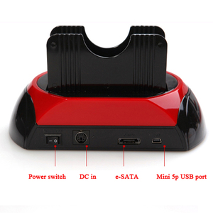All in 1 HDD Docking Card Reader HUB USB 2.0 <strong>2.5</strong>&quot; 3.5&quot; IDE SATA External 4TB <strong>Hard</strong> Disk <strong>Drive</strong> Box HDD Docking Station <strong>Raid</strong> 1 - Product Image 5