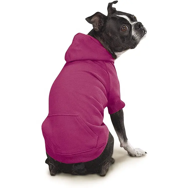 Winter Fleece Goede Kwaliteit Hond Jas Custom 100% Katoen Multi Color Comfortabele Honden Huisdier Kleding Blanco Hoodie