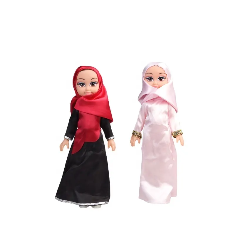 cheap fashion plastic wholesale muslim baby doll with multiple styles