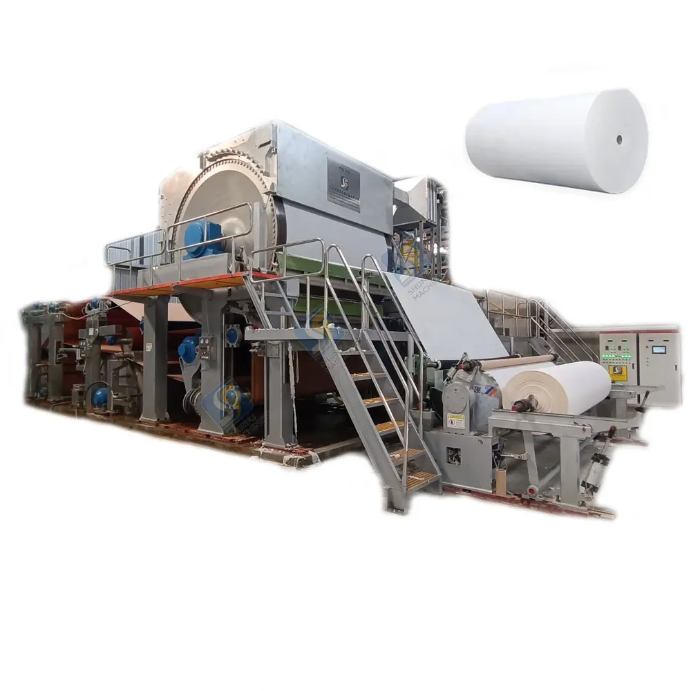 Máquinas para hacer papel de servilletas Planta de reciclaje 1092 Molino de papel higiénico a la venta