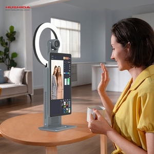HUSHIDA 15.6英寸屏幕直播一体机4k直播相机广播为facebook和youtube - Product Image 1
