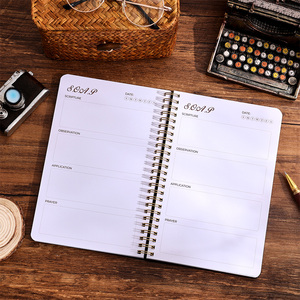 192 Pages Retro BibleJournal Daily Devotional Planner S.O.A.P Method Prayer <strong>Notebook</strong> <strong>with</strong> <strong>Note</strong> Taking Sections - Product Image 3
