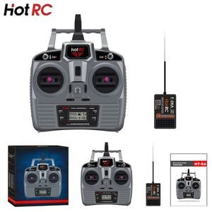 Hotrc Hot <strong>RC</strong> HT-6A HT6A 4.5-9V 2.4Ghz 6CH PWM FHSS Transmitter Remote Control F-06A F06A Receiver for <strong>RC</strong> Aircraft Car