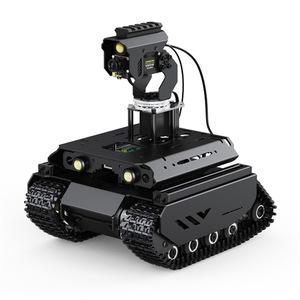 UGV Beast Ros 2 PT PI5 AI Kit Acce de código abierto Off-Road Tracked AI Robot Controladores duales para Raspberry Pi 4B Raspberry Pi 5 - Product Image 1