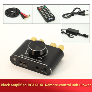 Placa amplificadora de potencia BT estéreo de 50W * 2, V altavoz de 12/24V, amplificación de Audio, amplificador de potencia BT X50L, 1 unidad - Product Image 6