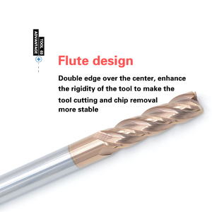 HRC55 karbür end mill 1 2 4 5 6 8 10 12mm 4Flutes freze kesicisi kesme demir kesici CNC işleme CNC freze freze kesicisi - Product Image 3