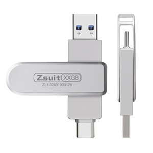 Dung lượng lớn 128G/256G 3.0 xe hơi <span class=keywords><strong>USB</strong></span> ổ đĩa <span class=keywords><strong>flash</strong></span> lưu trữ điện thoại di động xoay đôi kết thúc <span class=keywords><strong>USB</strong></span> Type-C - Product Image 1