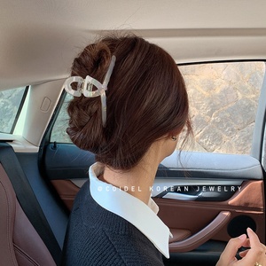 חם מכירה קוריאנית אופנה מלבן שיער קליפים עבור נשים צבע פנינה צבע אצטט שיער טפרים אלגנטיות